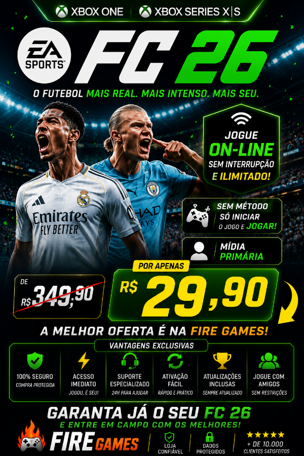 EA SPORTS FC 26 para Xbox One e Xbox Series X|S On-line sem interrupção