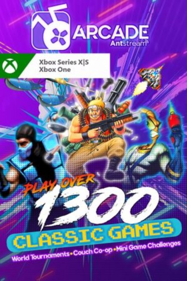 Antstream Arcade jogos Retro 1300 jogos para Xbox One e Series X|S